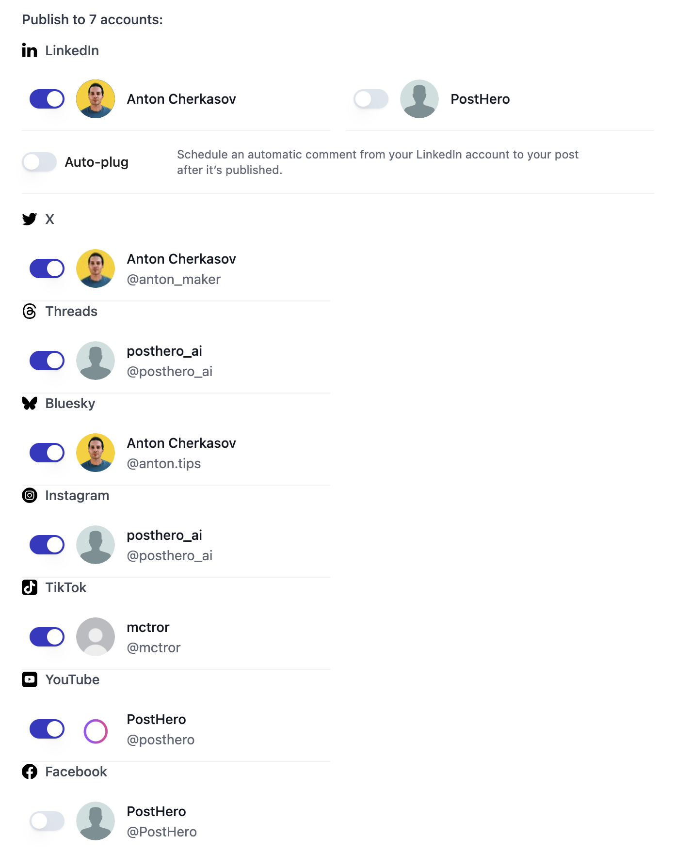 Schedule posts with ease